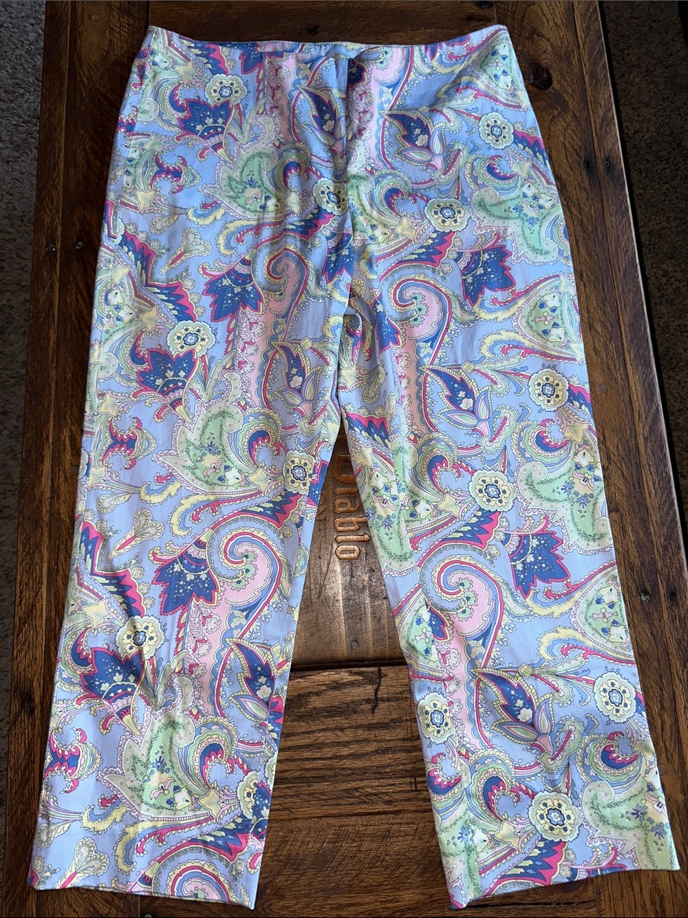 Ralph Lauren Paisley Cropped Pants